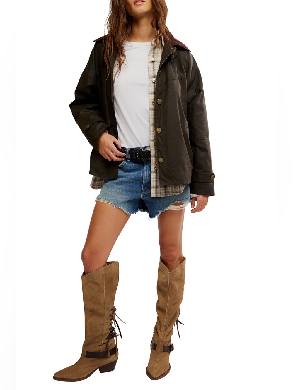 Free People Cori Waxed Cotton Jacket - Picture 8 of 11